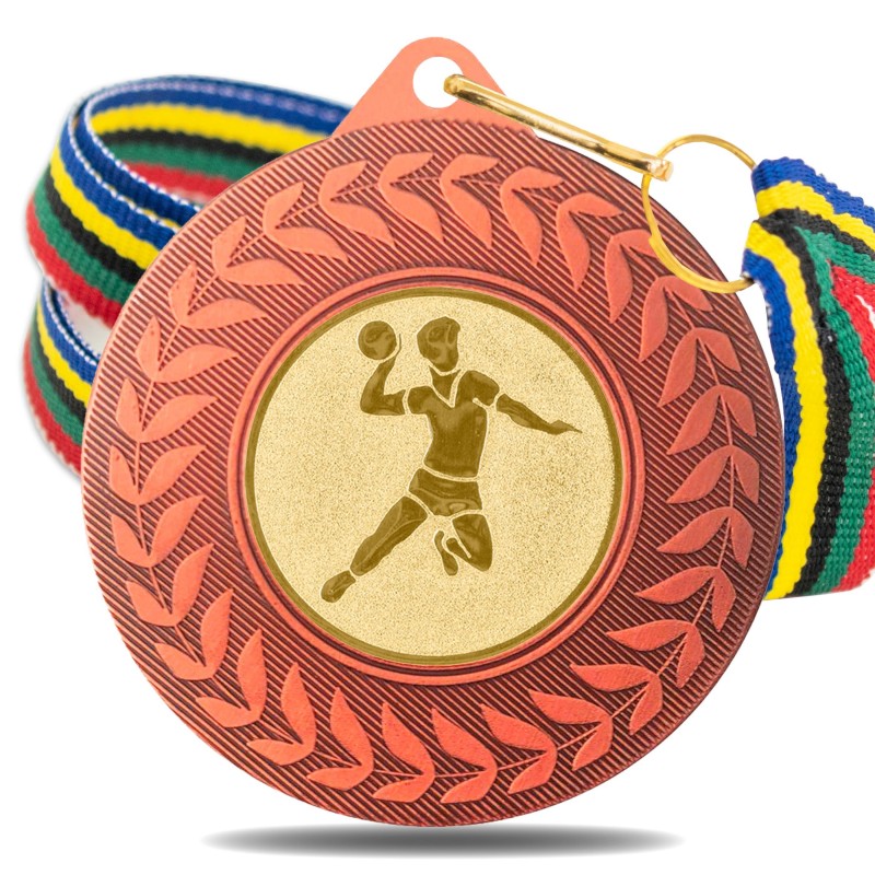 Medalla Balonmano 5980 Bronce Ø50mm