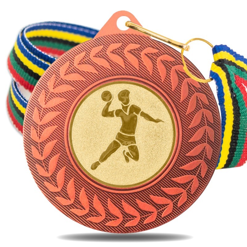 Medalla Balonmano 5980 Bronce Ø50mm
