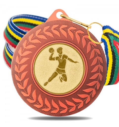 Medalla Balonmano 5980 Bronce Ø50mm