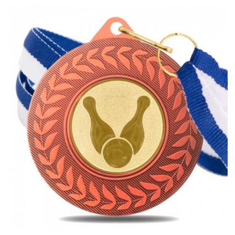 Medalla Bolos 5980 Bronce Ø50mm