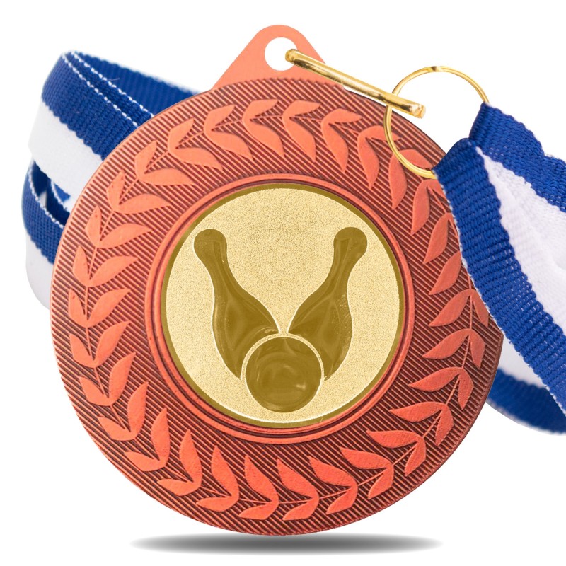 Medalla Bolos 5980 Bronce Ø50mm