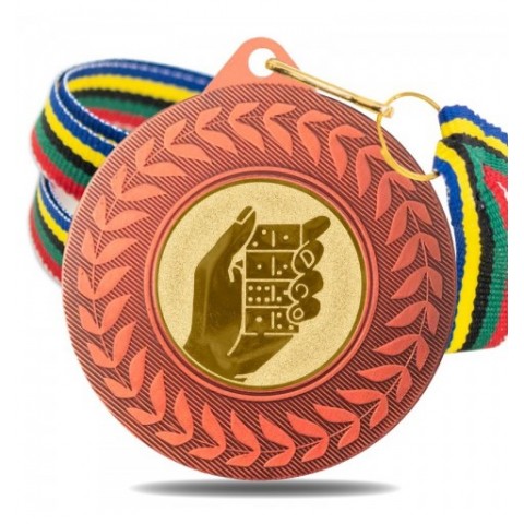 Medalla Dominó 5980 Bronce Ø50mm