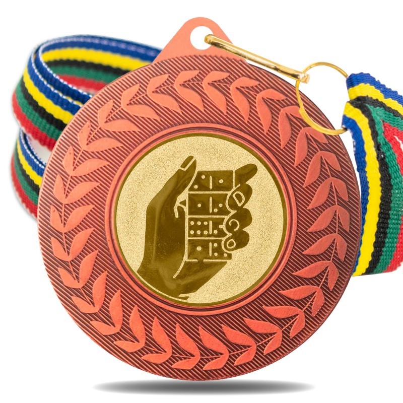 Medalla Dominó 5980 Bronce Ø50mm