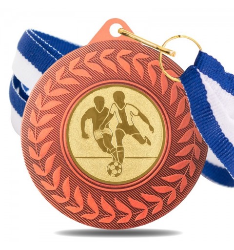 Medalla Fútbol 5980 Bronce Ø50mm