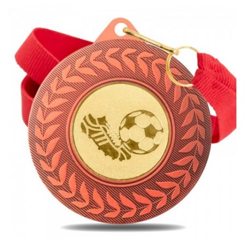 Medalla Fútbol Bota 5980 Bronce Ø50mm