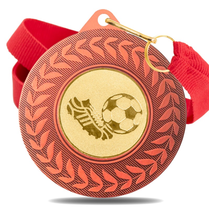 Medalla Fútbol Bota 5980 Bronce Ø50mm