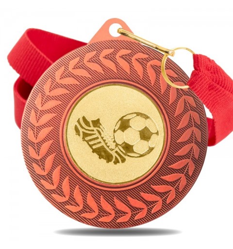 Medalla Fútbol Bota 5980 Bronce Ø50mm