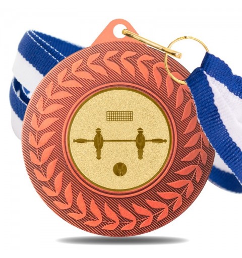 Medalla Futbolín 5980 Bronce Ø50mm