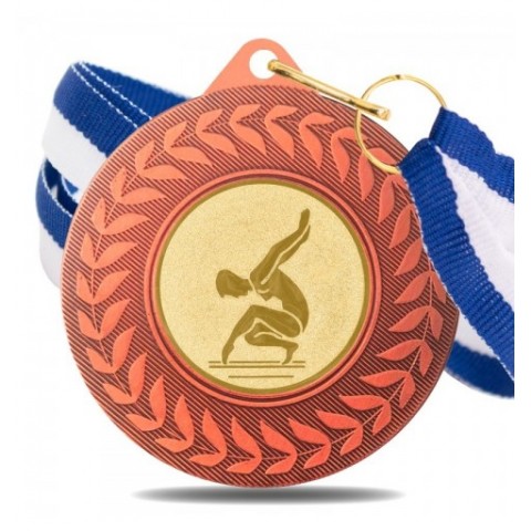 Medalla Gimnasia 5980 Bronce Ø50mm
