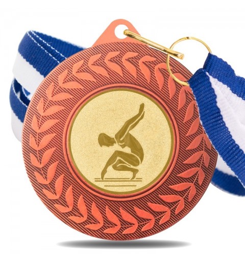 Medalla Gimnasia 5980 Bronce Ø50mm