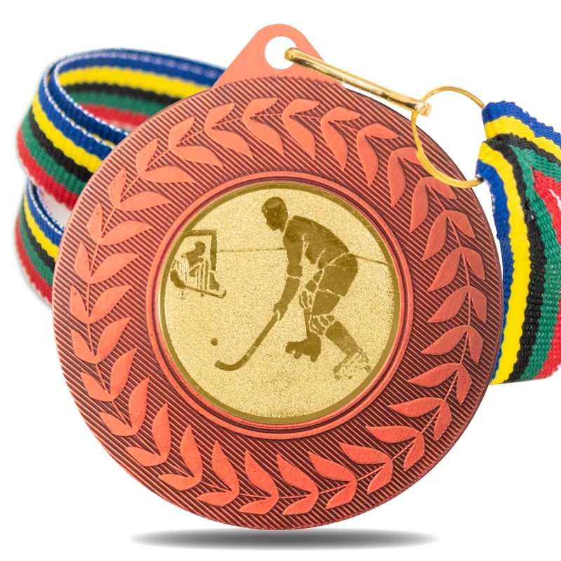 Medalla Hockey 5980 Bronce Ø50mm