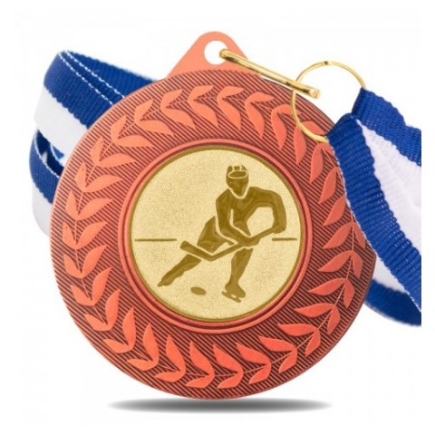 Medalla Hockey Hielo 5980 Bronce Ø50mm