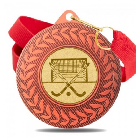 Medalla Hockey Hierba 5980 Bronce Ø50mm