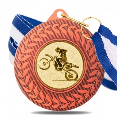 Medalla Motocross 5980 Bronce Ø50mm