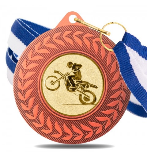 Medalla Motocross 5980 Bronce Ø50mm