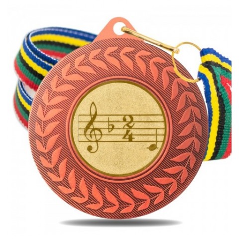 Medalla Música 5980 Bronce Ø50mm