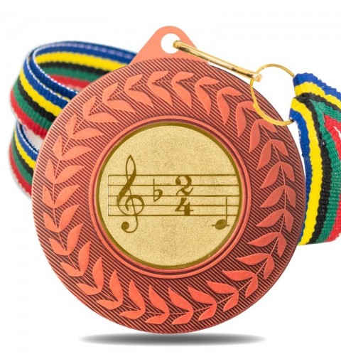 Medalla Música 5980 Bronce Ø50mm