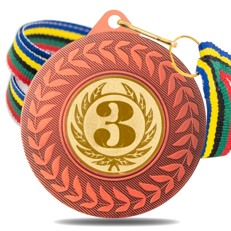 Medalla Nº 3 5980 Bronce Ø50mm