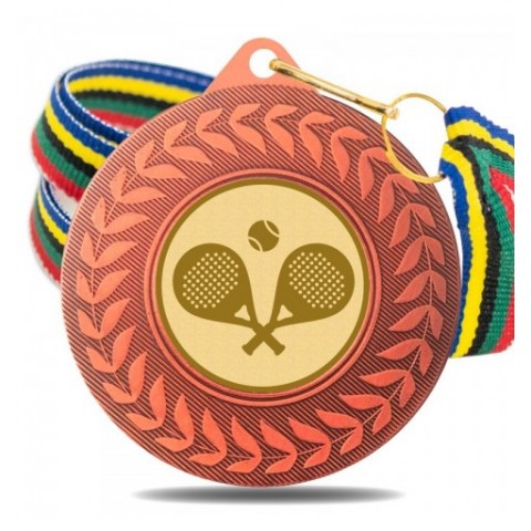 Medalla Pádel 5980 Bronce Ø50mm