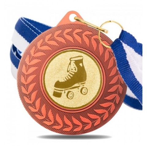 Medalla Patinaje 5980 Bronce Ø50mm