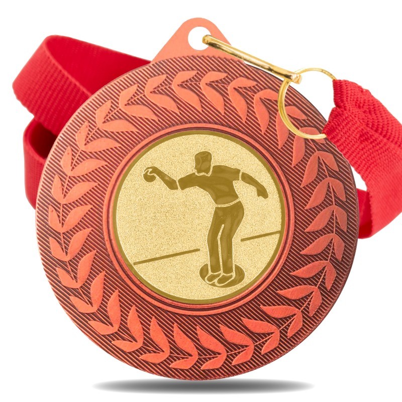 Medalla Petanca 5980 Bronce Ø50mm
