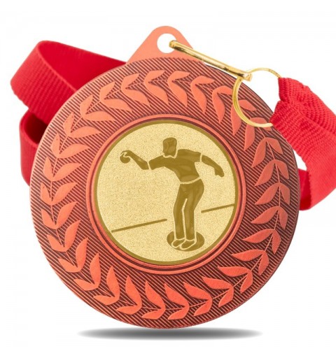 Medalla Petanca 5980 Bronce Ø50mm