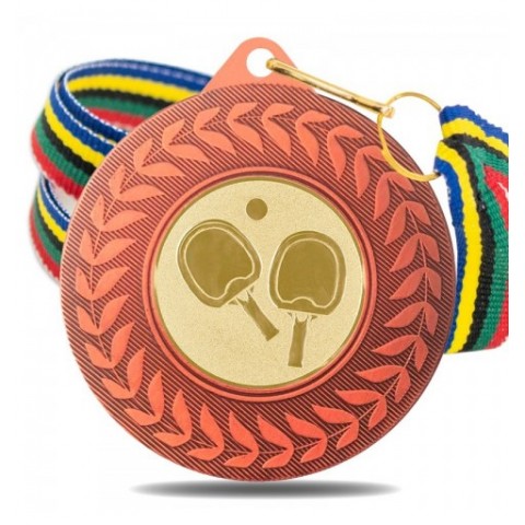 Medalla Tenis de Mesa 5980 Bronce Ø50mm
