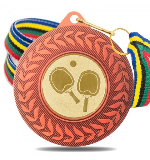 Medalla Tenis de Mesa 5980 Bronce Ø50mm
