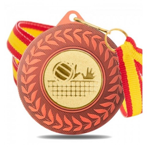 Medalla Voleibol 5980 Bronce Ø50mm