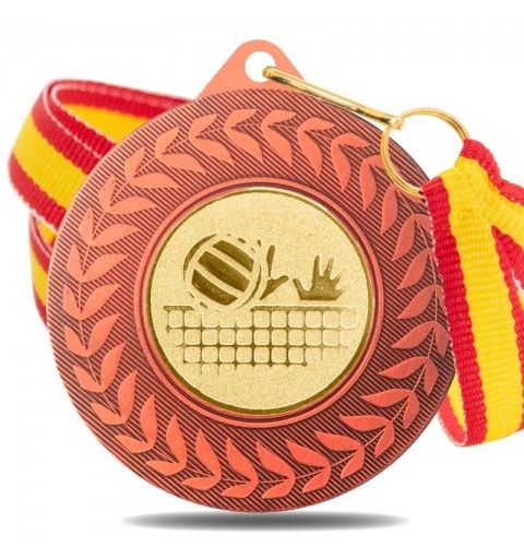 Medalla Voleibol 5980 Bronce Ø50mm