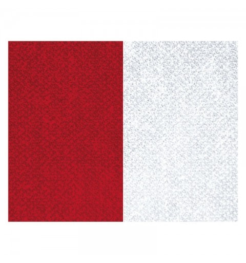 CINTA C/MOSQUETON 22 MM ROJO/BLANCO