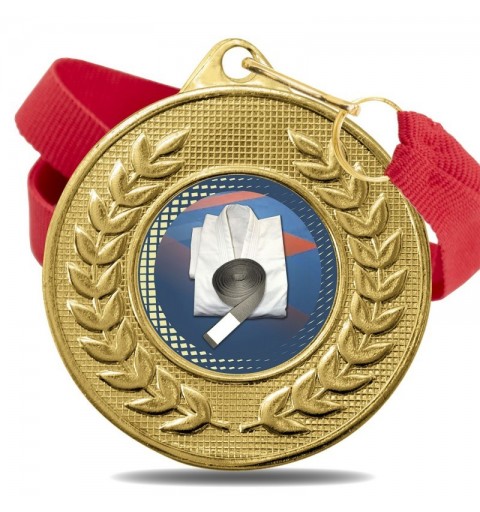 Medalla Karate Color 5878 Oro Ø50mm