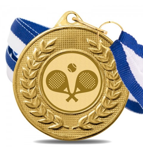 Medalla Pádel 5878 Oro Ø50mm