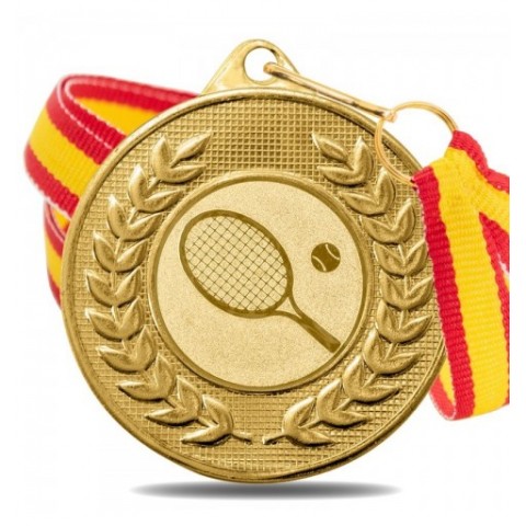 Medalla Tenis 5878 Oro Ø50mm
