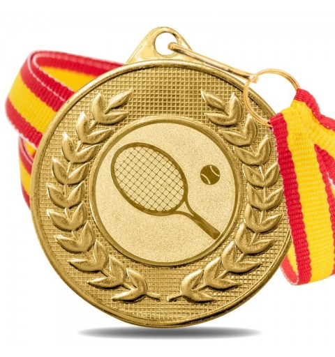 Medalla Tenis 5878 Oro Ø50mm