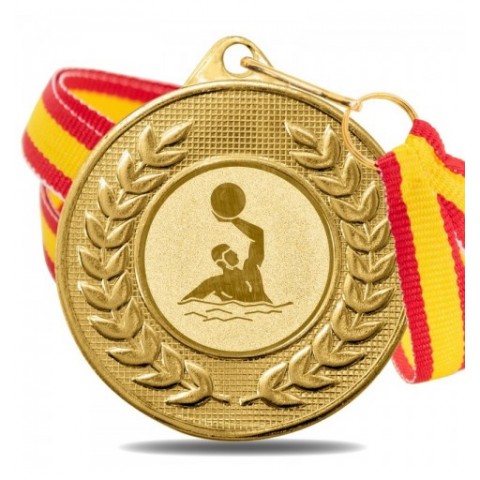 Medalla Waterpolo 5878 Oro Ø50mm