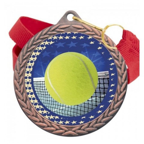 Medalla Pádel Color 5020 Bronce Ø50mm