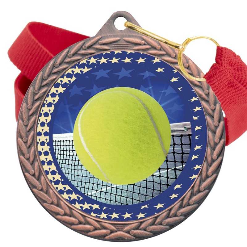 Medalla Pádel Color 5020 Bronce Ø50mm