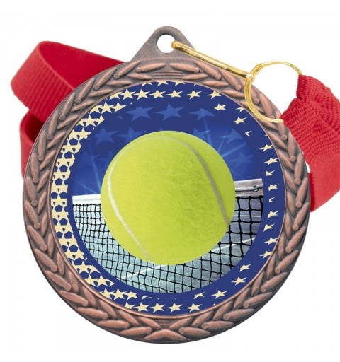 Medalla Pádel Color 5020 Bronce Ø50mm