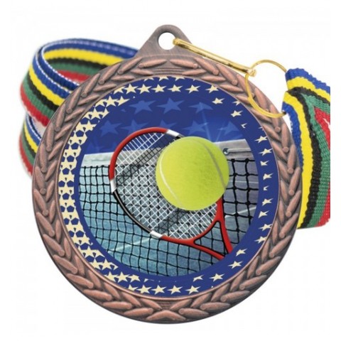Medalla Tenis Color 5020 Bronce Ø50mm