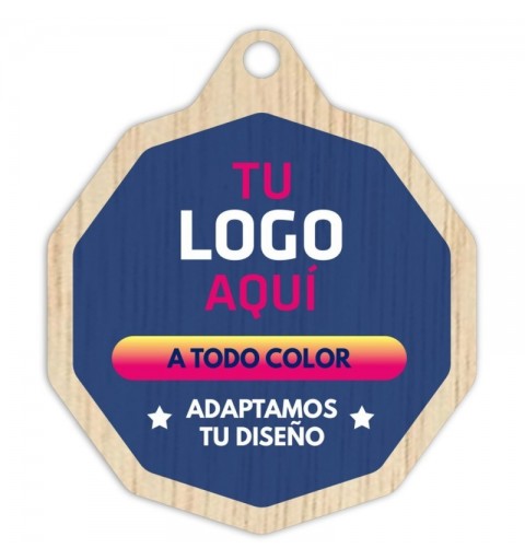 Medalla Madera 5003 Ø70mm Personalizada
