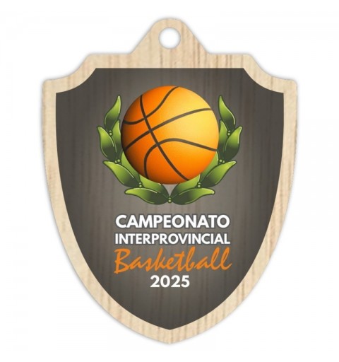 Medalla Madera 5005 Ø70mm Personalizada