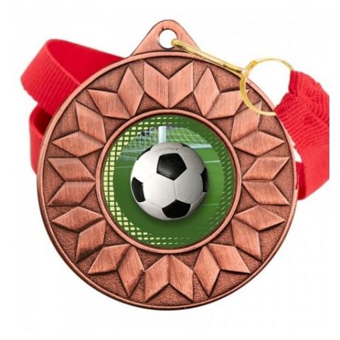 Medalla Fútbol Color 5617 Bronce Ø50mm
