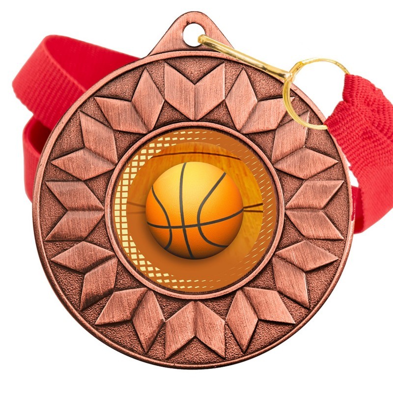 Medalla Baloncesto 5617 Bronce Ø50mm