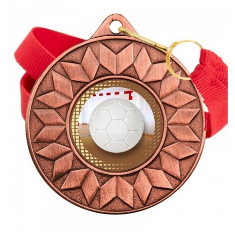 Medalla Balonmano Color 5617 Bronce Ø50mm