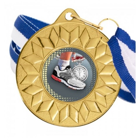 Medalla Running Color 5617 Oro Ø50mm