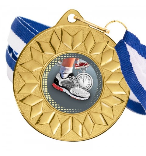 Medalla Running Color 5617 Oro Ø50mm