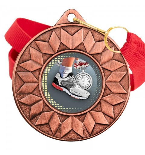 Medalla Running Color 5617 Bronce Ø50mm