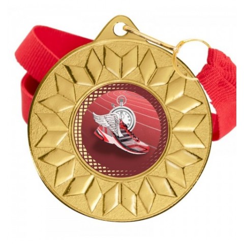 Medalla Atletismo Color 5617 Oro Ø50mm