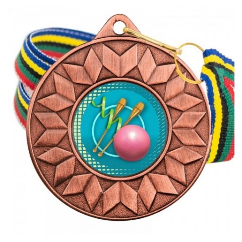 Medalla Gimnasia Rítmica Color 5617 Bronce Ø50mm